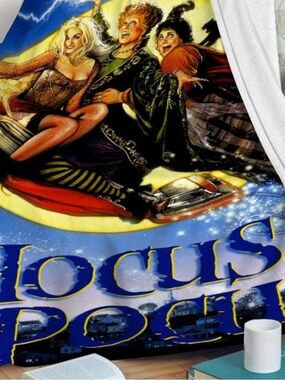 Hocus Pocus Throw Blanket - “It’s just a bunch of Hocus Pocus” Factory Sealed
